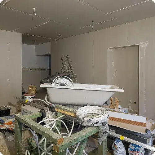 Renovation work in progress